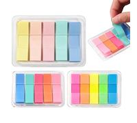 300 Pieces Sticky Tabs for Annotating Books, Colorful Translucent Notes Index Tabs, Repositionable, for Reading Notes, Books, Classify Files, Office Supplies