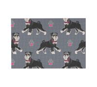 300 PiecesCute Dog Of Schnauzer Animal Puzzles for Adults-Wooden Jigsaw Puzzle for Adults Elderly