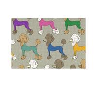 300 PiecesFunny Cartoon Colorful Poodle Puzzles for Adults-Wooden Jigsaw Puzzle for Adults Elderly