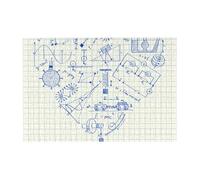 300 PiecesLove Physics Puzzles for Adults-Wooden Jigsaw Puzzle for Adults Elderly