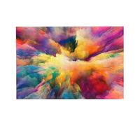 300 PiecesMulti Coloured Cloud Explosion Puzzles for Adults-Wooden Jigsaw Puzzle for Adults Elderly