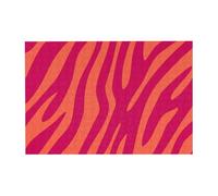 300 PiecesPretty Pink Orange Animal Print Zebra Leopard Puzzles for Adults-Wooden Jigsaw Puzzle for Adults Elderly
