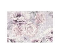 300 PiecesPurple And Grey Floral Puzzles for Adults-Wooden Jigsaw Puzzle for Adults Elderly