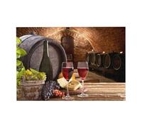 300 PiecesRed Wine Cellar Printed Puzzles for Adults-Wooden Jigsaw Puzzle for Adults Elderly