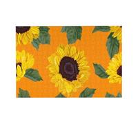 300 PiecesSunflower Seamless Pattern Puzzles for Adults-Wooden Jigsaw Puzzle for Adults Elderly