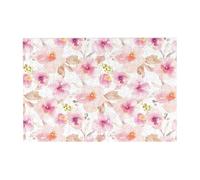 300 PiecesWatercolor Pink And Purple Floral Puzzles for Adults-Wooden Jigsaw Puzzle for Adults Elderly