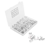 300 piezas Kit surtido de tuercas de remache de aluminio Tuercas de inserción roscadas para placas de metal Tubos Decoración de muebles automotrices M3 M4 M5 M6 M8 632 832 1024