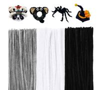 300 pk Pipe Cleaners for Craft 30mm Long Crafting Pipe Cleaners Chenille Stems Chenille Wire Flexible Pipecleaners for DIY Craft For Kids