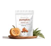 300 Premium Pumpkin Seed Oil Capsules | Cold-Pressed for Hair Growth & Prostate Support | 2-in-1 Formula with Zinc & Vitamin E | Vegan, Non-GMO, Gluten-Free | 3-Month Supply