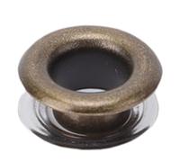 300 Sets 201 Stainless Steel Grommets Eyelets, to Reinforce Materials with Fabric Eyelets Canvas Tarps Grommets for Tarps Belts Clothing Bags Small Craft Projects (Antique Bronze)