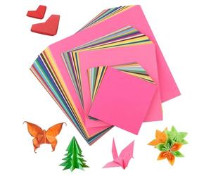 300 Sheets Coloured Paper A4, 20 Colours Double Sided Origami Paper,70 g/m² | 20x20 & 15x15 & 10x10CM Craft Sheets for Kids, School Arts and Crafts, Card Making, DIY and Printing