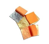 300 Sheets, Gold Copper Silver Gilding Foil for Gilding, Resin Art, Decoration Crafting, Paintings, Arts Crafts, Nail Decoration,Furniture, Size 8cm×8cm (300sheets)