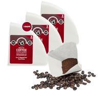 300 Size V02 White Coffee Filter Papers, Compatible with Hario Size 02 by EDESIA ESPRESS