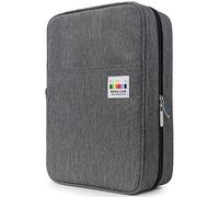 300 Slots Large Pencil Case - Big Capacity Colored Pencil Case Organizer Pen Case with Multilayer Holder for Prismacolor Colored Pencils & Gel Pen by YOUSHARES (Grey)