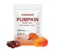 300 Softgel Pumpkin Seed Oil Capsules - PumpkinSeed Herbal Supplement - 2 in 1 Pumpkin Seed Extract | for Hair Growth, Cold Pressed, Supports Hair, Heart, Skin Supplement | Non-GMO | Gluten Free