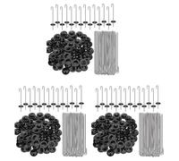 300 Solar Panel Protection Clips Stainless Steel Fence Mounting Kit Animal Protection Roll Supports Fasteners for Solar Panels and Wire Fences