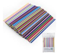 300 Strands 30 Colors 3D Pen Filament Refill for 3Doodler Start+ 3D Pen, Contains 5 Fluorescent Colors, 2.5mm PCL Low Print Temperature 3D Doodler Pen Refills, Each Color 10pcs