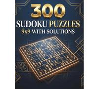 300 Sudoku Puzzles 9x9 With Solutions - Volume 2: Large Print Medium to Hard Difficulty | Brain Games for Adults & Seniors | Full Solutions Included