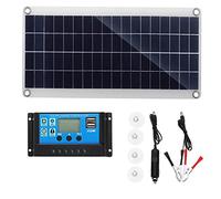 300 Watts Solar Panel for RV, Boat, Off-Grid - Complete Monocrystalline PV Module Kit - Portable Campervan Solar Panel Kit for Camper - 300W Solar Panel
