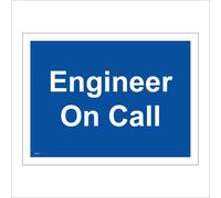 (300 x 200mm - 12 x 8, D - 1mm Pvc Foamex) VE369 Engineer On Call Sign Maintenance Repairs Damage Problems Machinery 600mm x 450mm B - Magnetic - Vehicle Grade