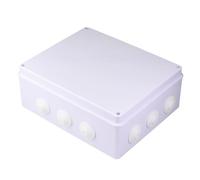300 x 250 x 120mm Grey Junction Box IP65 with 12 Cut Outs Electronics Electrical Wiring Enclosure