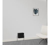 (300 x 425mm-3 Column) NRG Traditional Black Horizontal Vertical Bathroom Cast Iron Radiator