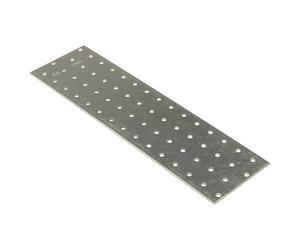 (300 x 80 mm) vidaXL Perforated Plates Connecting Joining Plate 60 pcs Galvanised Steel