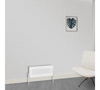 (300 x 830mm-3 Column) NRG Traditional White Bathroom Cast Iron Radiator