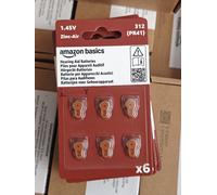 300 X Amazon Basics Brown Tab Hearing Aid Batteries Size 312 1.45v EXP2028