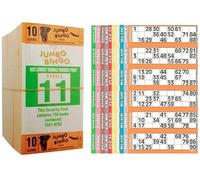3000 10 PAGE GAMES JUMBO BINGO TICKETS 6 TO VIEW JUMBO BINGO BOOKS