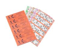 3000 5 Game Bingo Books 6 to View - Page Tickets Crystals Value, like Jumbo (3,000 FIVE Game 6TV)