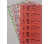 3000 5 PAGE GAMES JUMBO BINGO TICKETS 6 TO VIEW JUMBO BINGO BOOKS