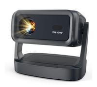 [3000 ANSI/ 330° Stand/Built-in Applications] 4K Floodlight with WiFi and Bluetooth 5.4 Goiaey GO2 Mini Outdoor Projector Auto Focus Portable DoIBY Zoom for Bedroom/Home/Ceiling