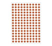 3000 Dot Stickers, 10mm Coloured Round Dots Stickers Sticky 20 Sheet Labels Sticker 10 Colours Assorted Self Adhesive for Event Activity Schools Coding Inventory DIY Crafts Orange