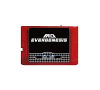 3000 In 1 EDMD Game Cartridge With 4GB Mini SD Card - Compatible With SEGA Genesis Mega Drive MD Console, Retro Game Flash Card For Classic 16-bit Gaming(Red)