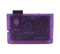 3000 in 1 Game Cartridge For MD V3.0, Game Burner Card with 8GB Memory Card, Game Video Cassette, Game Cartridge Expansion Card For MD1 MD2 MD3 CD X 32X (Transparent Purple)