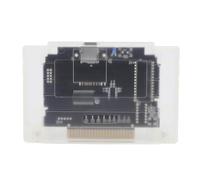 3000 in 1 Game Cartridge for SFC V1.0 with 8GB Memory Card, Fast Running Video Game Cartridge for USA Console, ABS Material (Transparent White)