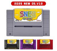3000 in 1 V12 SNES Game Card With 8GB TF Card SFC Game Cartridge For SFC Super Famicom US Game Console Game Accessories Purple