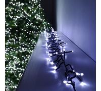Samuel Alexander 3000 LED 37.2m Premier Clusterbrights Indoor Outdoor Multifunction Mains Operated Christmas Cluster Lights with Timer in Cool White
