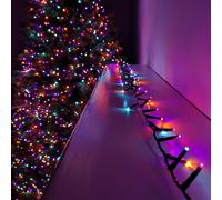 3000 LED 75m Premier TreeBrights Christmas Tree Timer Lights 8 Function Rainbow