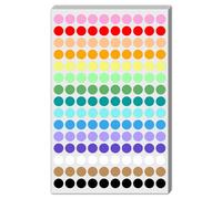 3000 Pack - 10mm Coloured Dot Stickers, Sticky Dots Labels
