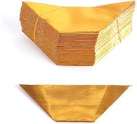 3000 PCS Gold & Silver Accessories Sacrificial Supplies,Incense Paper,Simi-finshed Money Gold Foil Ingot,for Tomb-Sweeping Hungry Ghost Festival Ance(Size:8.3 x 7.5 inch (21 x 19 cm),Color:Gold Ingot)