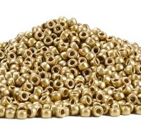 3000+ pcs Pony Beads, Multi-Colored Bracelet Beads, Beads for Hair Braids, Beads for Crafts, Plastic Beads, Hair Beads for Braids (Large Pack, Golden)…