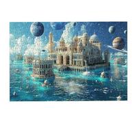 3000 Piece Jigsaw Puzzles for Adults, Abstract Jigsaw Puzzles for Adults 3000 Piece, Planet Puzzle Challenging Game for the Whole Families, Classic Wooden Jigsaws Suitable for Home Decor, Gifts -3053