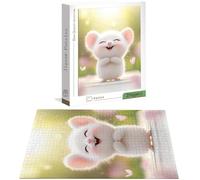 3000 Piece Jigsaw Puzzles for Adults, Animal Jigsaw Puzzles for Adults, Wooden Puzzle with Gift Box, Mouse Jigsaws for Family Educational Games, Unique Gifts for Women/Men, Home Wall Decor H-6173