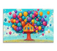 3000 Piece Jigsaw Puzzles for Adults, Balloon Jigsaw Puzzles for Adults, Wooden Puzzle with Gift Box, Landscape Jigsaws for Family Educational Games, Unique Gifts for Women/Men, Home Wall Decor, -1457