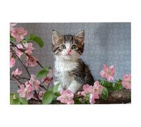 3000 Piece Jigsaw Puzzles for Adults, Cat Jigsaw Puzzles for Adults 3000 Piece, Classic Puzzle Challenging Game for the Whole Families, Suitable for Decompression, Gifts, Decor, Theme: (Flower), -1349