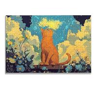 3000 Piece Jigsaw Puzzles for Adults, Cat Jigsaw Puzzles for Adults, Wooden Puzzle with Gift Box, Landscape Jigsaws for Family Educational Games, Unique Gifts for Women/Men, Home Wall Decor, -2095