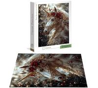 3000 Piece Jigsaw Puzzles for Adults, Christmas Jigsaw Puzzles for Adults, Wooden Puzzle with Gift Box, Horse Jigsaws for Family Educational Games, Unique Gifts for Women/Men, Home Wall Decor H-7749