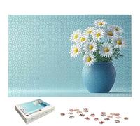 3000 Piece Jigsaw Puzzles for Adults, Daisy Jigsaw Puzzles for Adults 3000, Flower Jigsaws for Family Educational Games, Wooden Puzzle with Gift Box, Unique Gifts for Women, Home Wall Decor, -6850